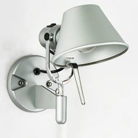 Vintage industrial swing arm wall light for reading
