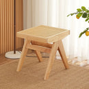solid rattan bench for versatile and modern use