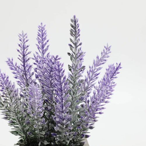 Artificial lavender plants for home decoration, weddings, and parties - vue 4 sur 6