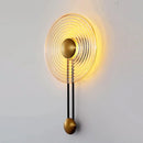 Nordic LED ripple wall light with modern minimalist design