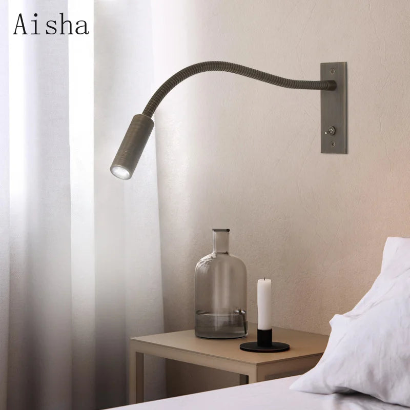 Modern LED wall light for decorative interiors