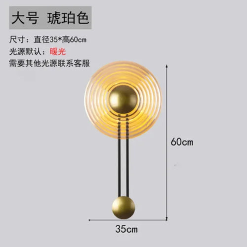 Nordic LED ripple wall light with modern minimalist design - vue 10 sur 10