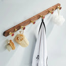 creative walnut wood hook for wall organization