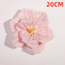 Red paper flower party decoration for festive events