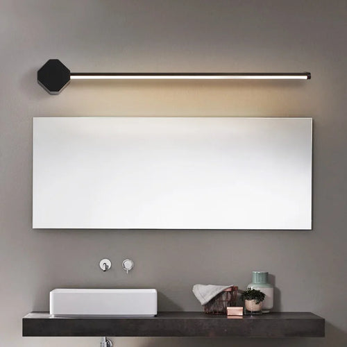 modern aluminum led vanity light for mirror and makeup - vue 4 sur 9