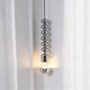 Minimalist industrial bedside lamp with elegant wave design