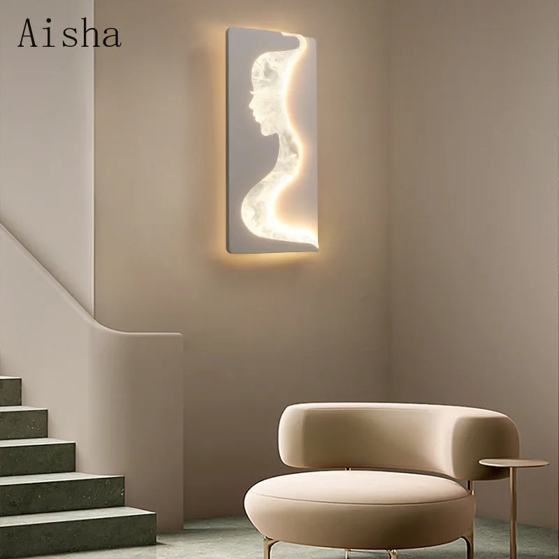 Modern LED cloud wall light for bright interior decor