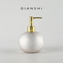 ceramic bottle for lotion, shampoo and soap