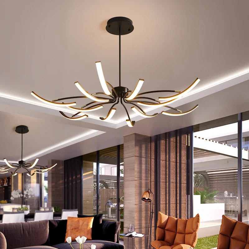 Adjustable modern chandelier for stylish interiors
