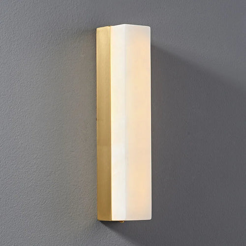 Long marble wall light in Chinese style - vue 5 sur 7