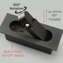 Modern folding LED wall light with adjustable angle for hotel