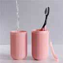 Creative travel toothbrush cup
