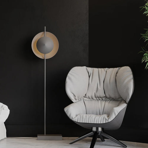 Modern minimalist natural marble floor lamp for elegant interiors - vue 2 sur 7