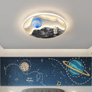 Creative astronaut chandelier for bright interior décor