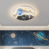 Creative astronaut chandelier for bright interior décor