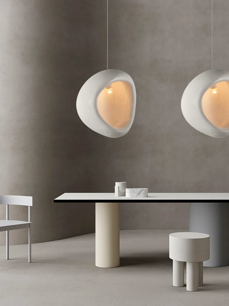 Nordic wabi sabi style pendant light for restaurant and bar