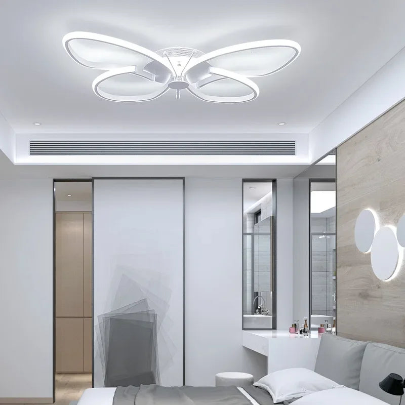 Modern indoor LED chandelier for home decoration - vue 5 sur 8