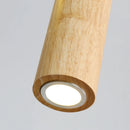 Modern wood pendant light for stylish interior lighting