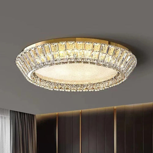 Luxury crystal ceiling light for elegant interior décor - vue 2 sur 10