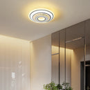 Modern minimalist crystal LED ceiling light