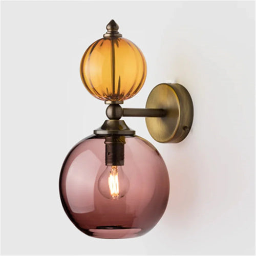 Glass bubble LED wall light - vue 11 sur 16