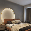 Round copper wall light for a creative luxury atmosphere