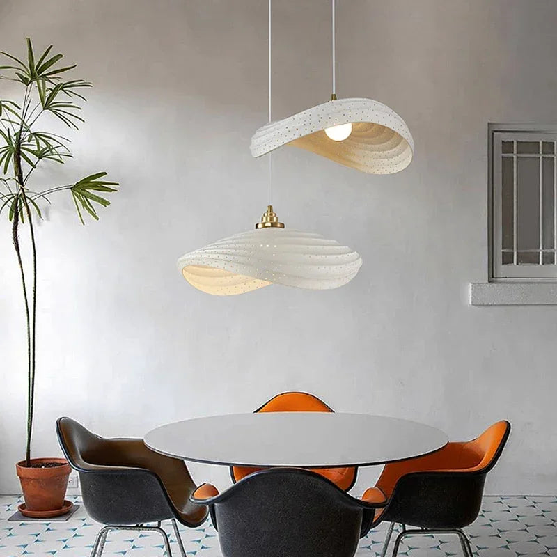 Wabi Sabi chandelier decorative lighting for modern interiors - vue 5 sur 18