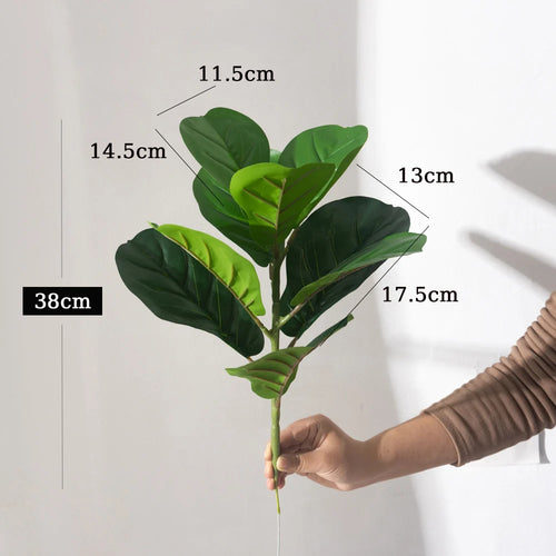 Artificial ficus plant in plastic for indoor and outdoor decoration
