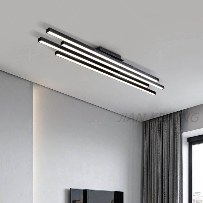 Aluminium LED ceiling light - vue 3 sur 10