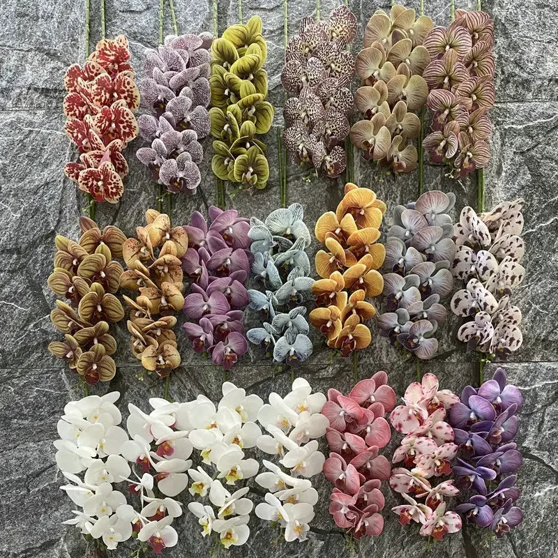 Artificial phalaenopsis decorative orchid for weddings and gardens