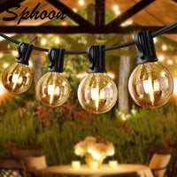 Connectable string lights for Christmas and outdoor decorations