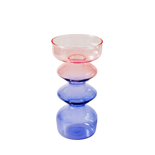 Glass candlestick holder for party and wedding decorations - vue 16 sur 16
