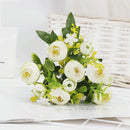 Silk artificial rose bouquet for elegant decor
