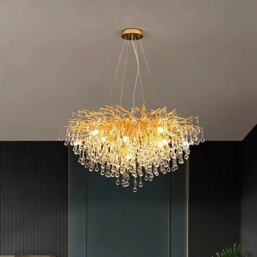 Crystal chandelier for creative lighting and elegant decor - vue 6 sur 8