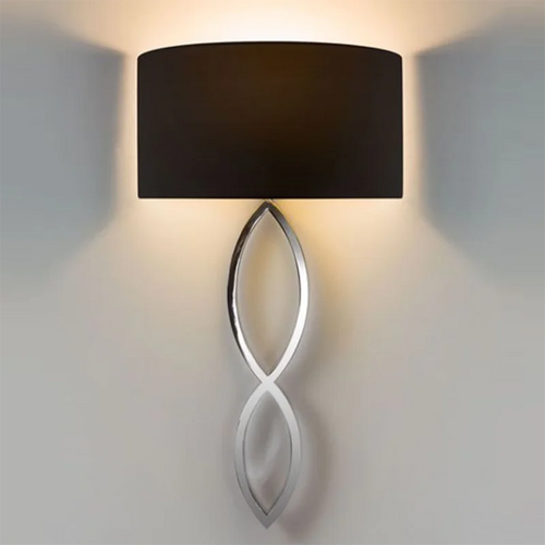 Modern fabric wall light for indoor decorative lighting - vue 10 sur 9