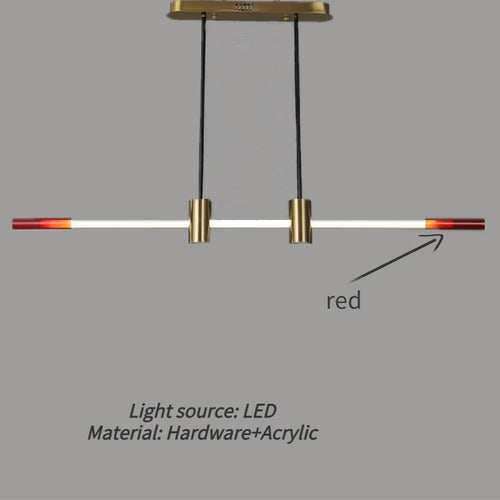 Minimalist LED chandeliers for modern bars and receptions - vue 8 sur 8