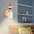 Creative LED wall light cat and dog for children