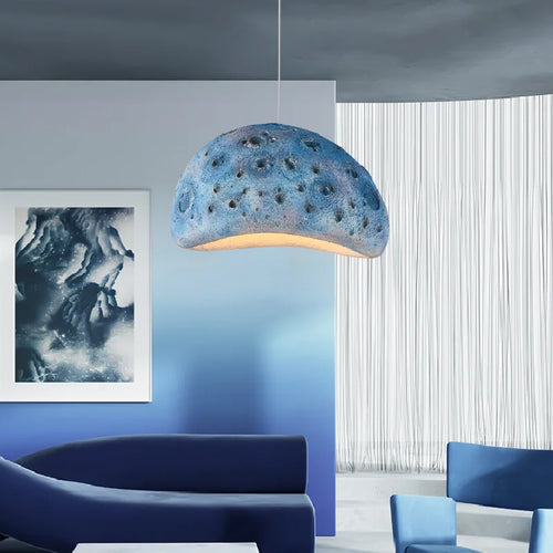 Nordic wabi sabi style creative artistic LED chandelier - vue 4 sur 9