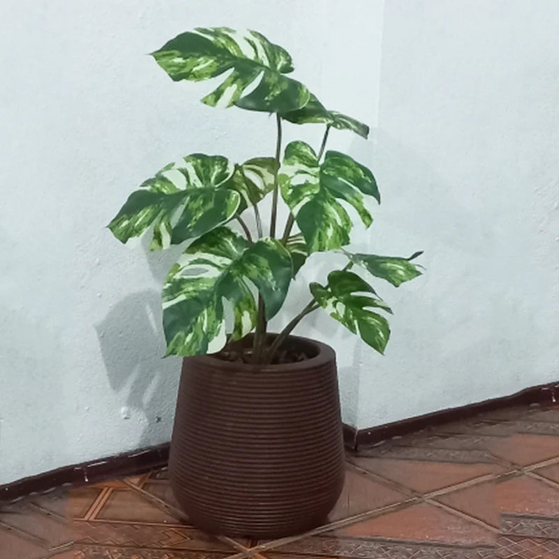 Artificial monstera plant for indoor and outdoor decoration - vue 5 sur 10