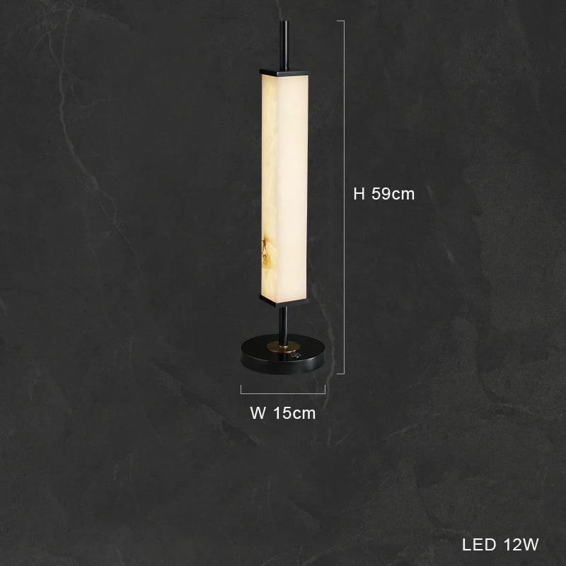 Modern white marble LED pendant ceiling light, contemporary decorative style, ideal for villas