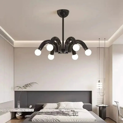 Nordic LED chandelier art deco style for elegant decor - vue 4 sur 9