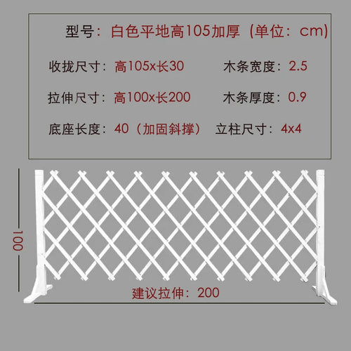 solid wood fence for garden and pets