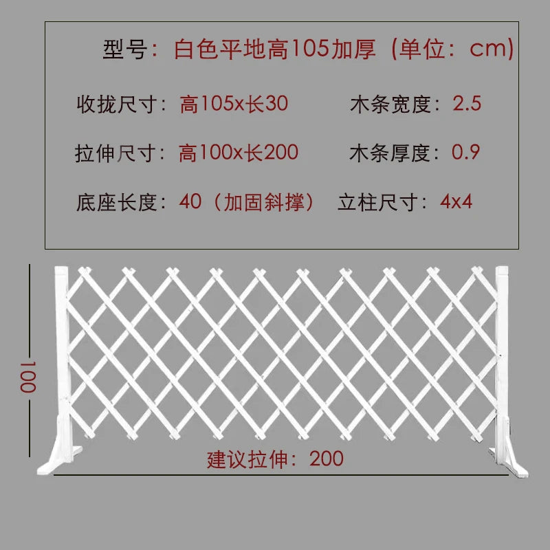 solid wood fence for garden and pets