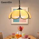Tiffany stained glass chandelier for interior decoration