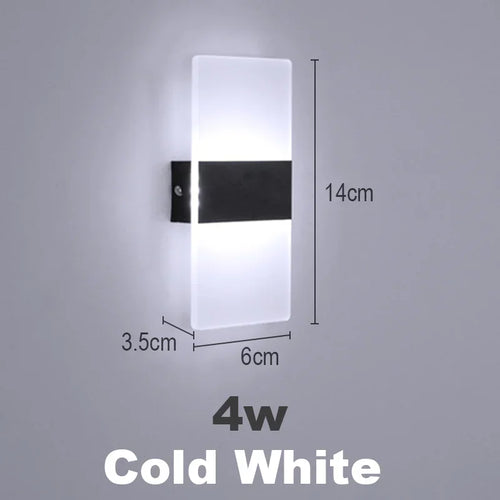 Modern LED wall light - vue 18 sur 17