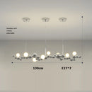 Dimmable LED molecular design chandelier trend 2024