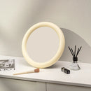 Simple and elegant nordic round makeup mirror
