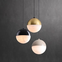 Modern decorative marble pendant light