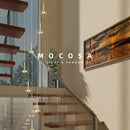 Starry sky meteor shower ceiling chandelier for villa or shop