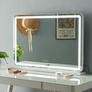 Decorative mirror with 360-degree rotatable high definition light
